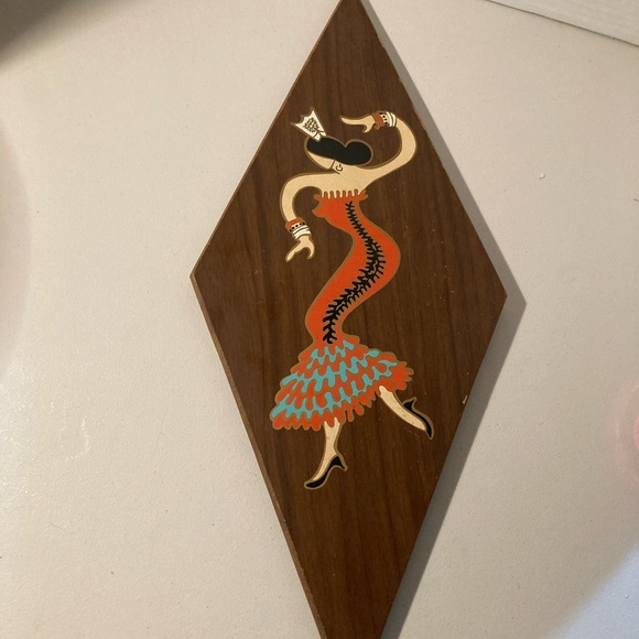 Vintage MCM Turner hand painted wall accessories 1974 - Picture 7 of 13